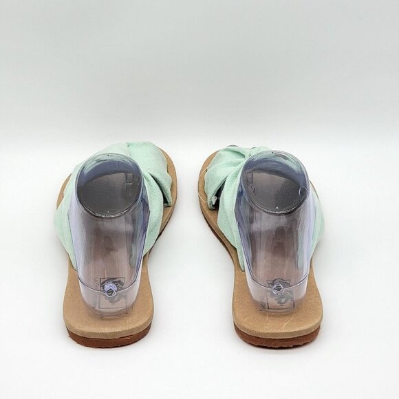 Vans Ayla Blue Flat Sandals Womens Size 8 Slides Open Toe Ultracush Lightweight - Picture 7 of 11